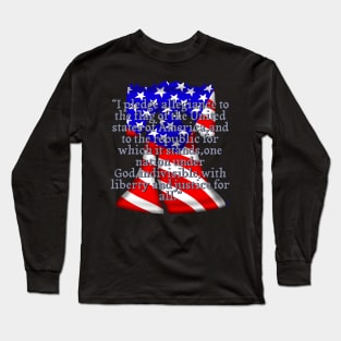 The pledge of allegiance Long Sleeve T-Shirt